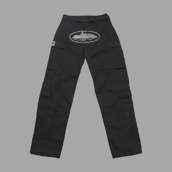 Corteiz Alcatraz Cargo Pants 'Black'