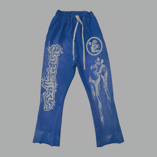 Hellstar Sweatpants 'Blue & White'