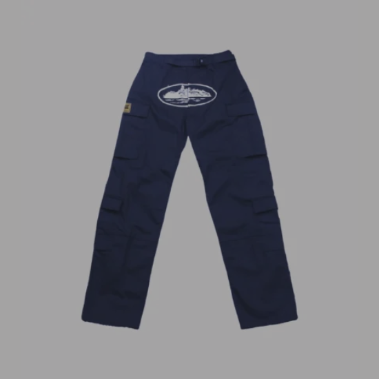 Corteiz Alcatraz Cargo Pants 'Navy'
