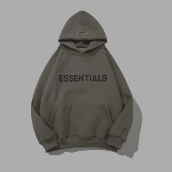 Essentials Fleece Pullover Hoodie 'Stone'