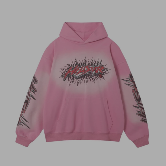 Hellstar Hoodie 'Faded Pink'