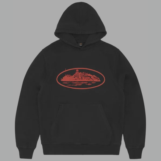 Corteiz Alcatraz Hoodie 'Red'
