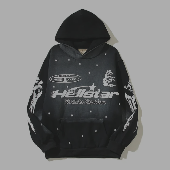 Hellstar Hoodie 'Faded Grey'