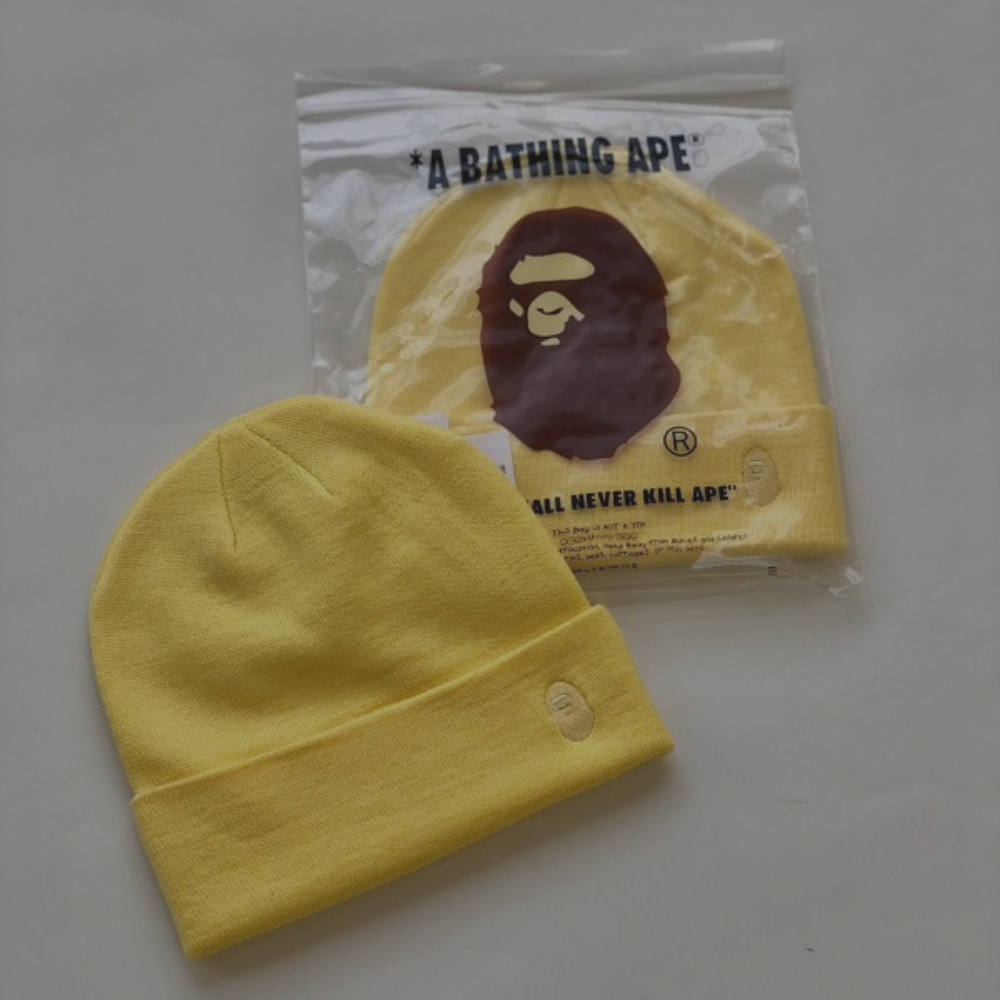 Bape Beanie 'Yellow'