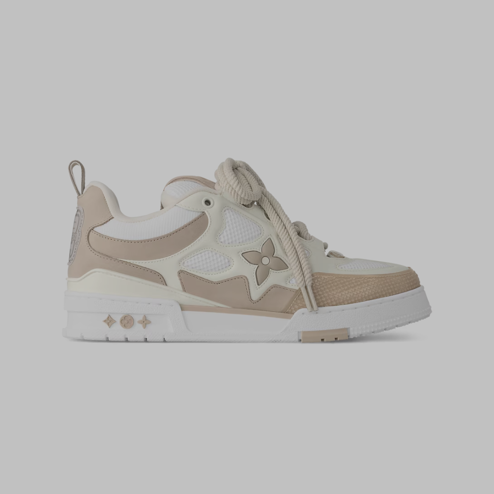LV Skates Brown/White