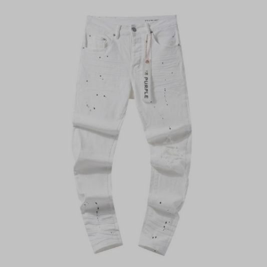 Purple Jeans 'White'